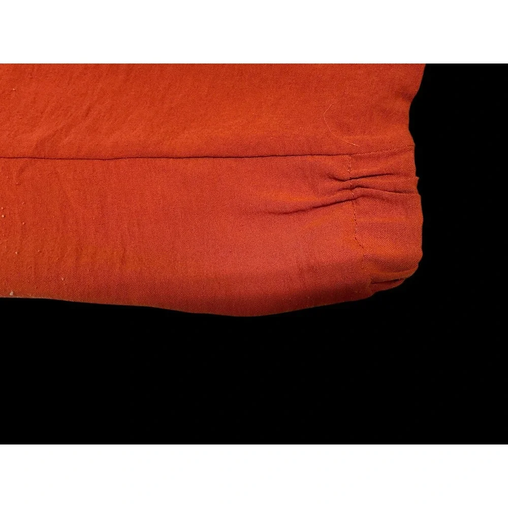 NYCC New York Clothing Co Orange Textured  Pants Plus Size 3XX